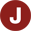 Circle with the letter J icon. Circle with the letter J icon.
