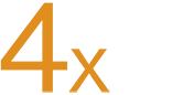 '4x' in large text.