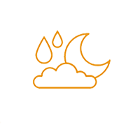 Icon to represent night sweats. Icon to represent night sweats.