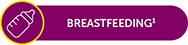 Icon of a feeding bottle representing breastfeeding. Icon of a feeding bottle representing breastfeeding.