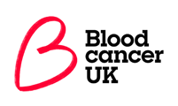 Blood cancer UK logo. Blood cancer UK logo.