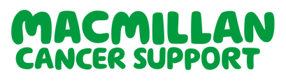 Macmillan cancer support logo. Macmillan cancer support logo.