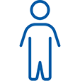 Children and adolescents icon. Children and adolescents icon.