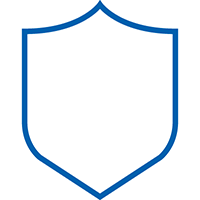 Shield icon. Shield icon.