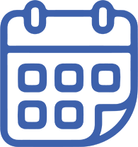 Calendar icon. Calendar icon.