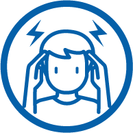 Icon representing fever. Icon representing fever.
