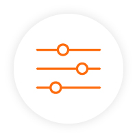 Abacus style icon representing adjustable dosing.