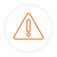 Warning triangle icon. Warning triangle icon.