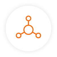 Icon of a chemical structure of a molecule. Icon of a chemical structure of a molecule.