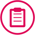 Icon of a clipboard Icon of a clipboard