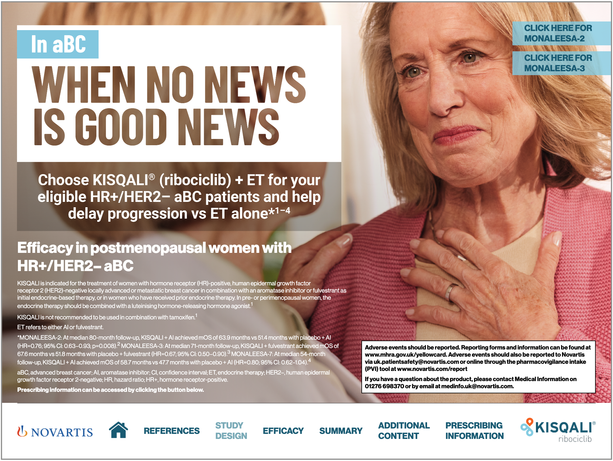 Kisqali Postmenopausal Sled