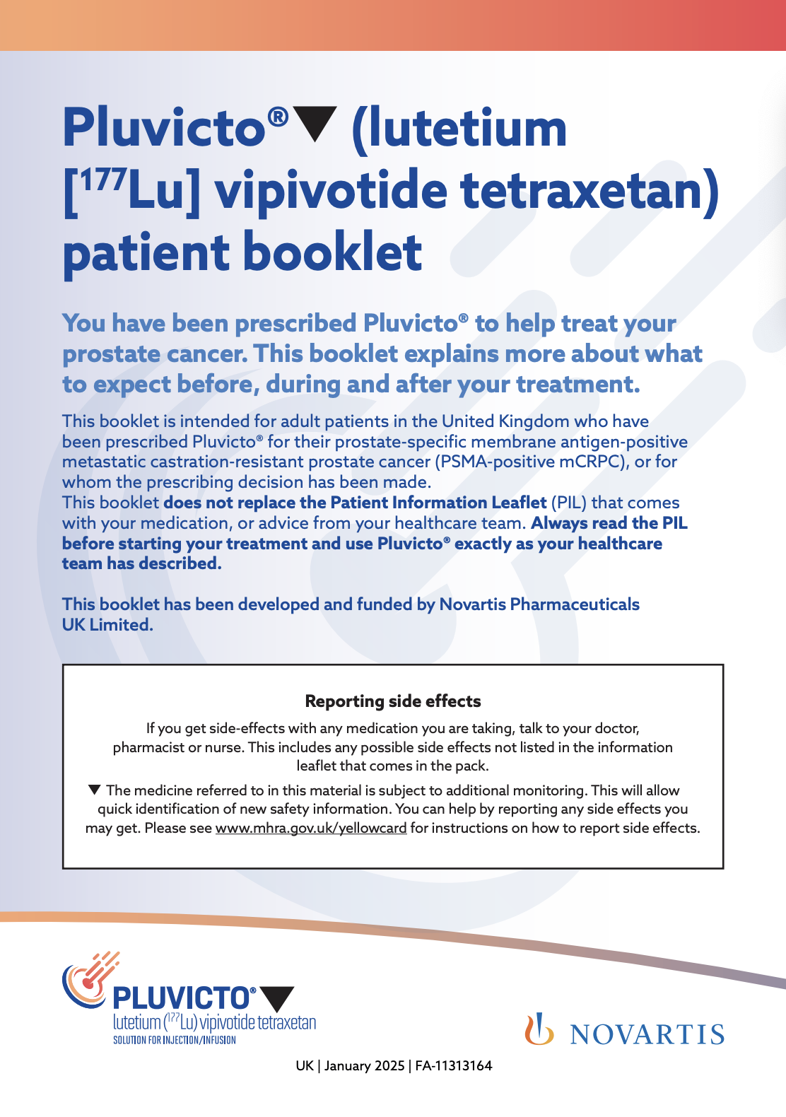 Preview image. Pluvicto patient booklet. Download.