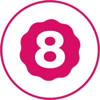 Number 8 icon