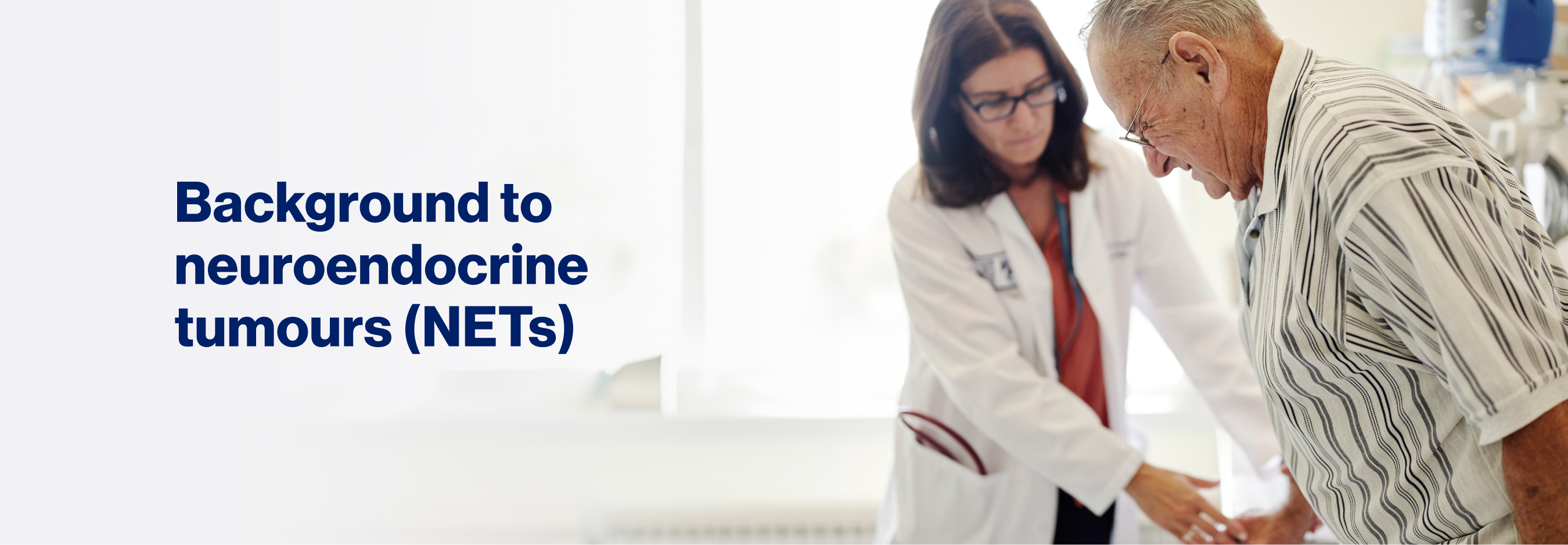 Hero banner. Neuroendocrine tumours (NETs).