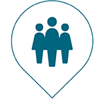 Icon to represent patients.