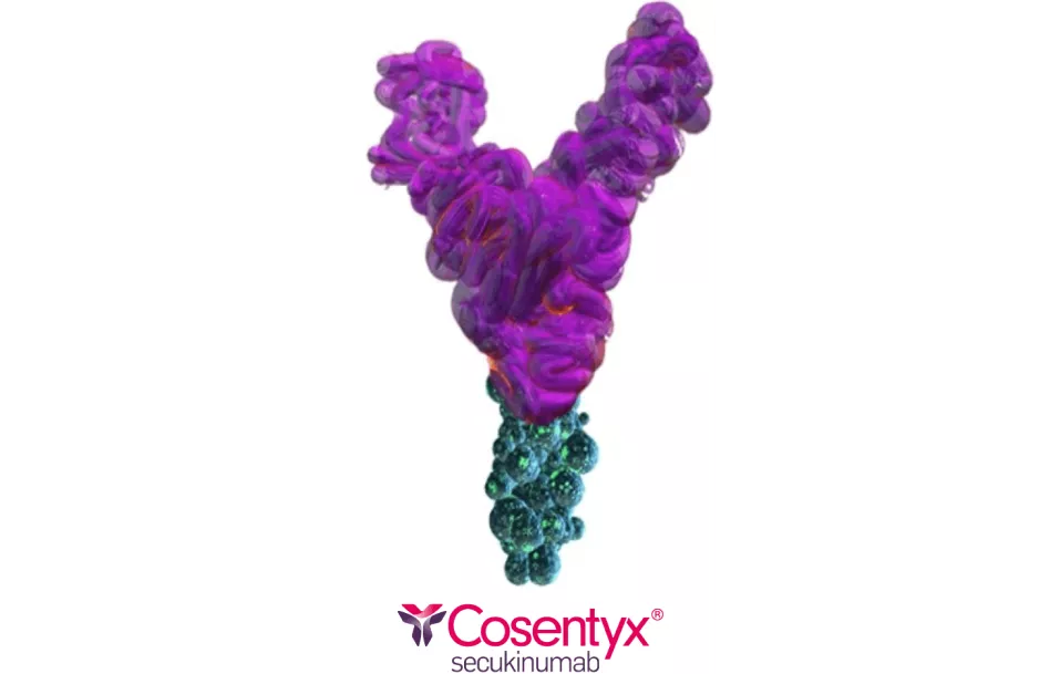 Cosentyx® Brand image and logo.