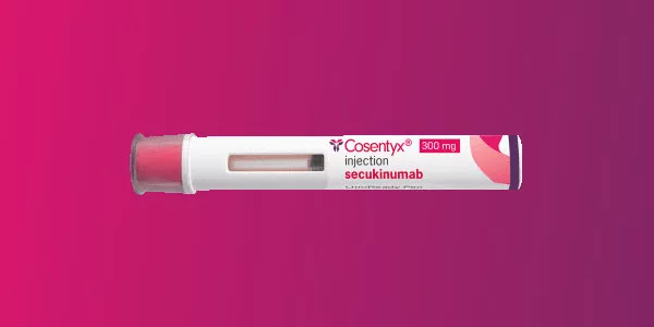 Video preview image. COSENTYX® (secukinumab) 300 mg UnoReady pen.