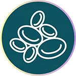 Icon to represent blood clots (thrombosis).