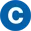 Circle with the letter C icon.