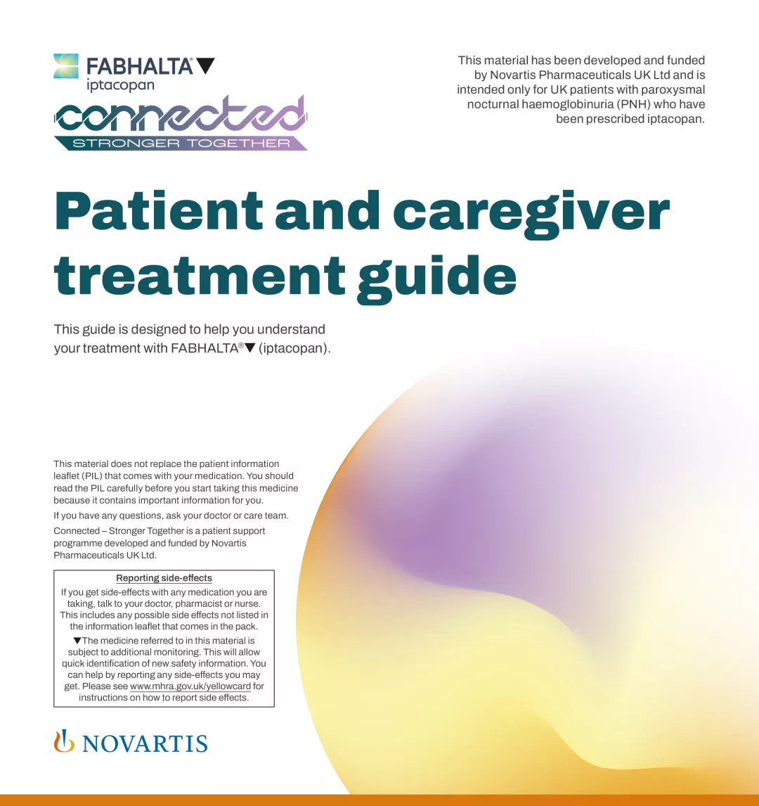 Preview image. Patient and caregiver treatment guide.