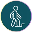 Icon of a person exercising.