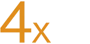 '4x' in large text.