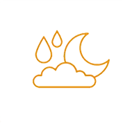 Icon to represent night sweats.