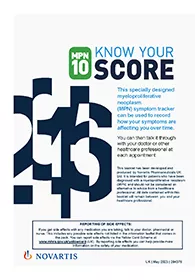 Preview image: MPN10 patient brochure.