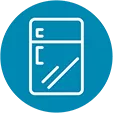 Fridge icon representing Kesimpta's storage information.