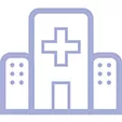 Hospital icon.