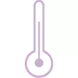 Thermometer icon.