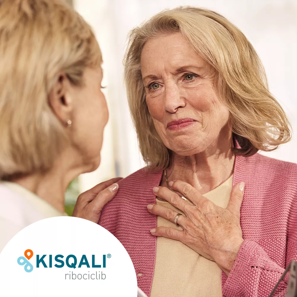 Hero Banner.  KISQALI® (ribociclib) logo.