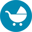 Icon of a pram.