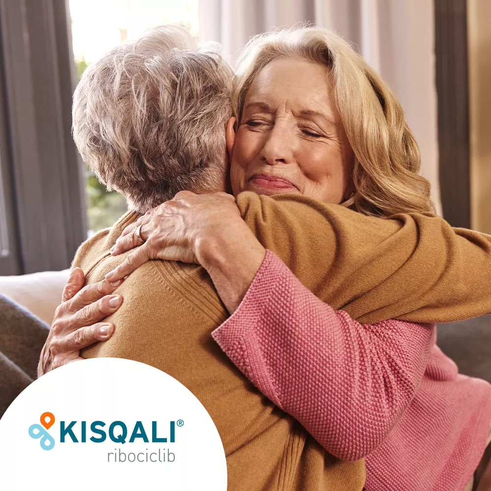 Hero banner.  KISQALI® (ribociclib) logo