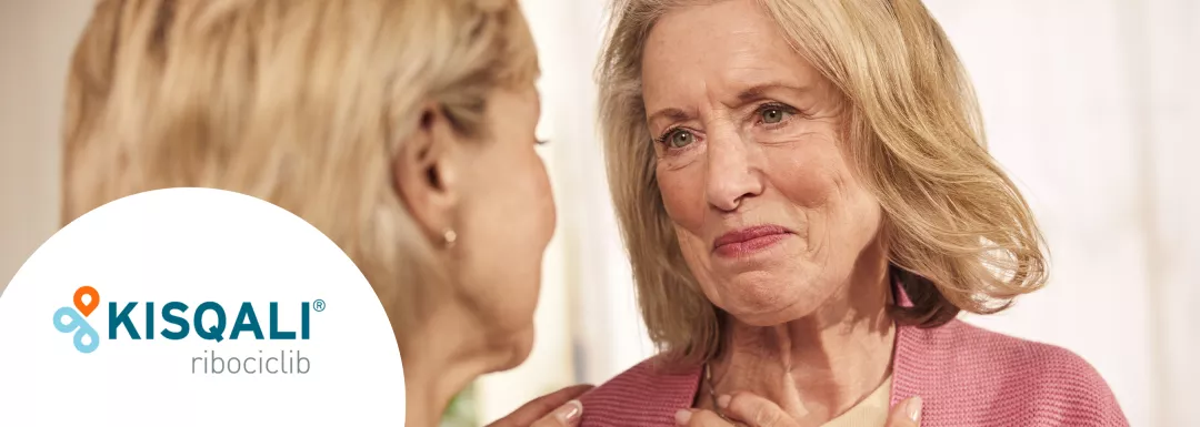 Hero Banner.  KISQALI® (ribociclib) logo.