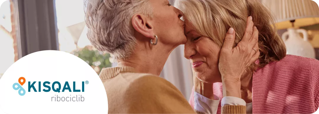 Hero banner.  KISQALI® (ribociclib) logo.