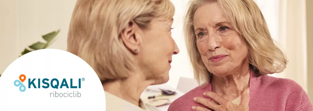 Hero banner.  KISQALI® (ribociclib) logo.