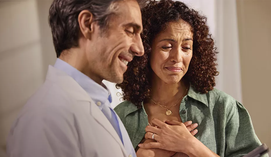 Image of a fictional pre-menopausal woman.