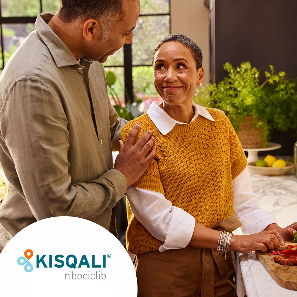 Hero banner.  KISQALI® (ribociclib) logo