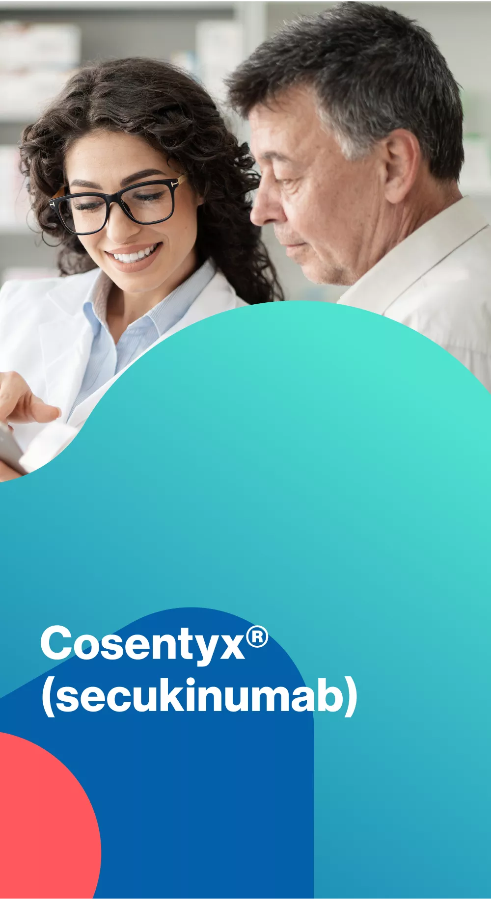 COSENTYX® (secukinumab) hero image.