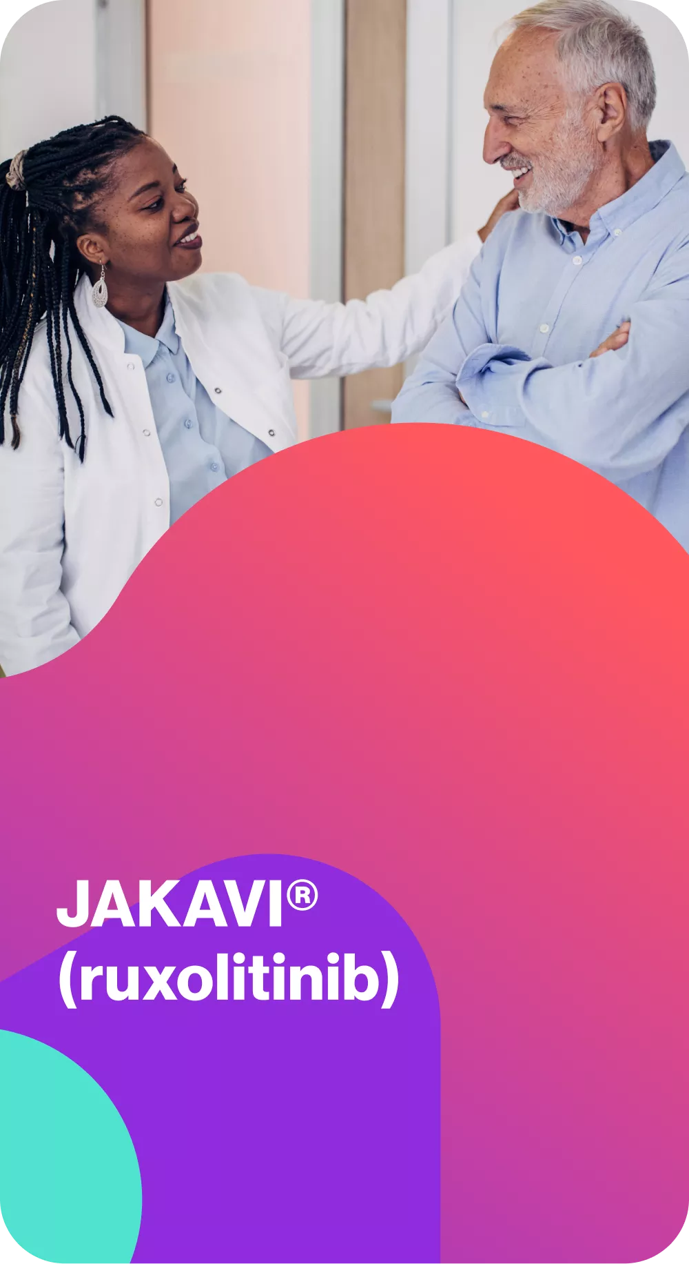 Jakavi® (ruxolitinib) hero image.