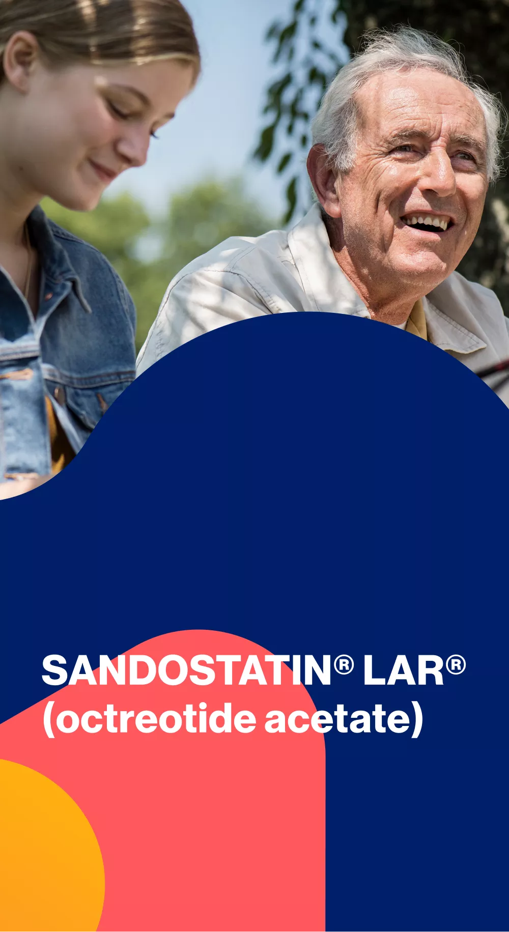 SANDOSTATIN® LAR® (octreotide acetate) hero image.