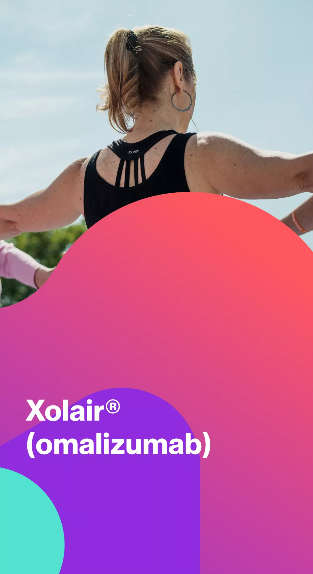 Xolair (omalizumab) hero image.