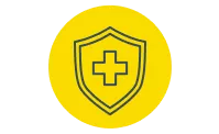 Icon of a pharmacy cross in a shield.