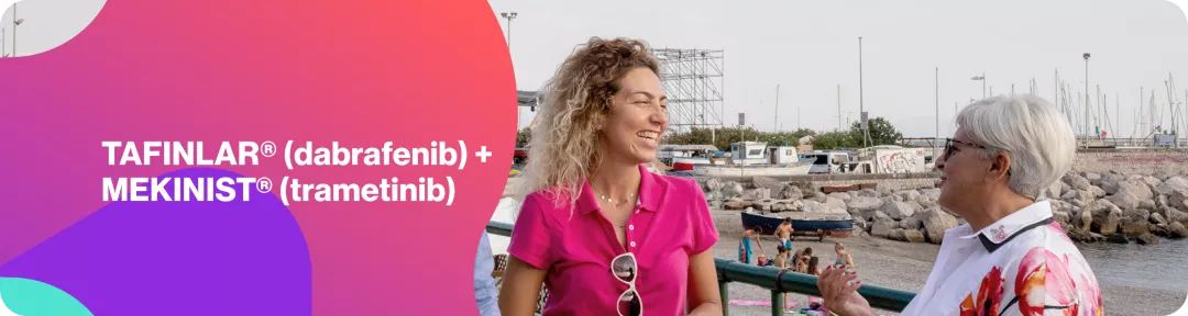 TAFINLAR® (dabrafenib) + MEKINIST® (trametinib) hero image.