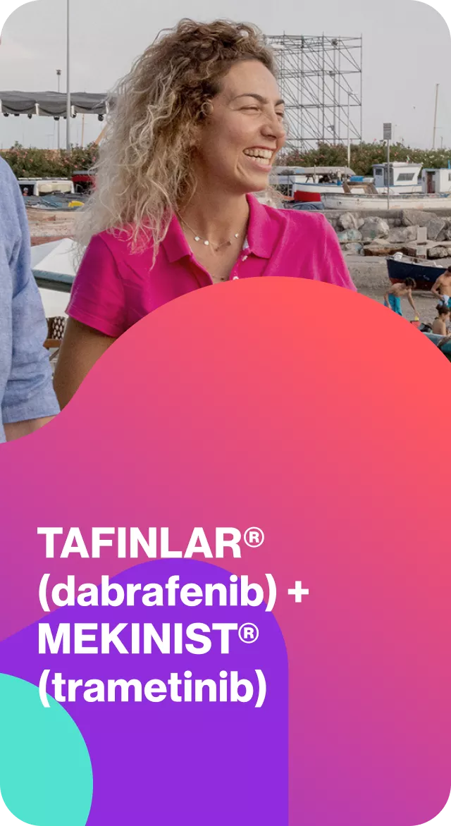 TAFINLAR® (dabrafenib) + MEKINIST® (trametinib) hero image.