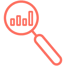 Icon of a magnifying glass.