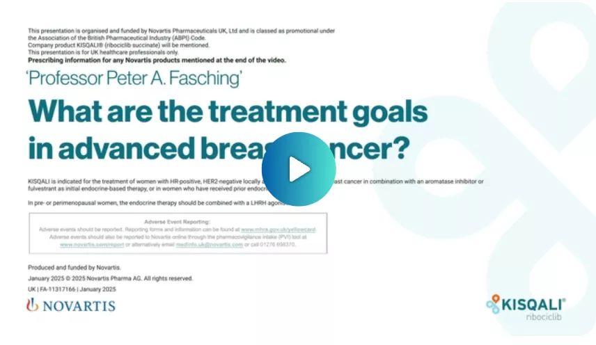 Preview image: Prof. Peter Fasching treatment goals in aBC video.