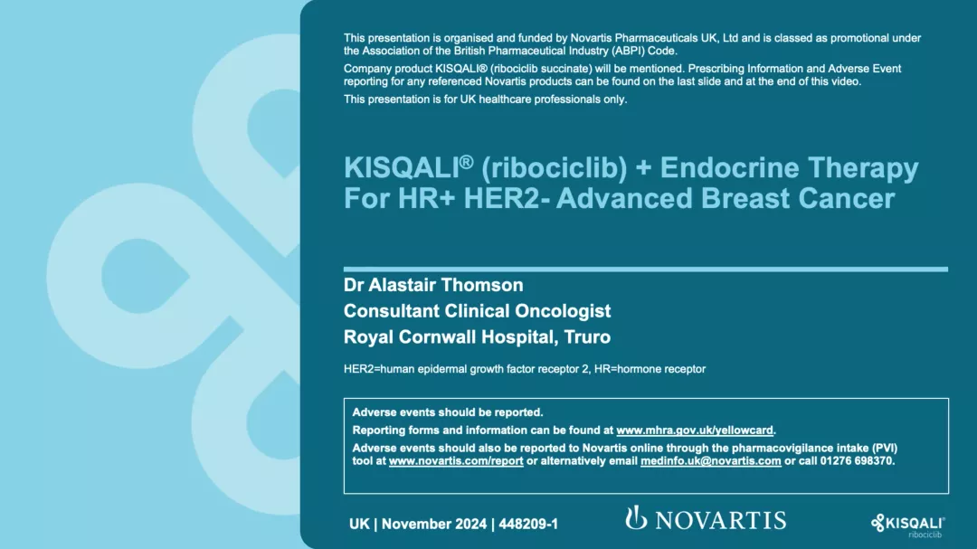 Preview image: Dr Alistair Thomson patient case study video.