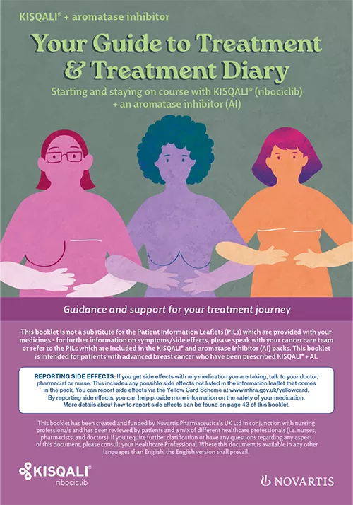 Preview image: aBC KISQALI + AI patient booklet.